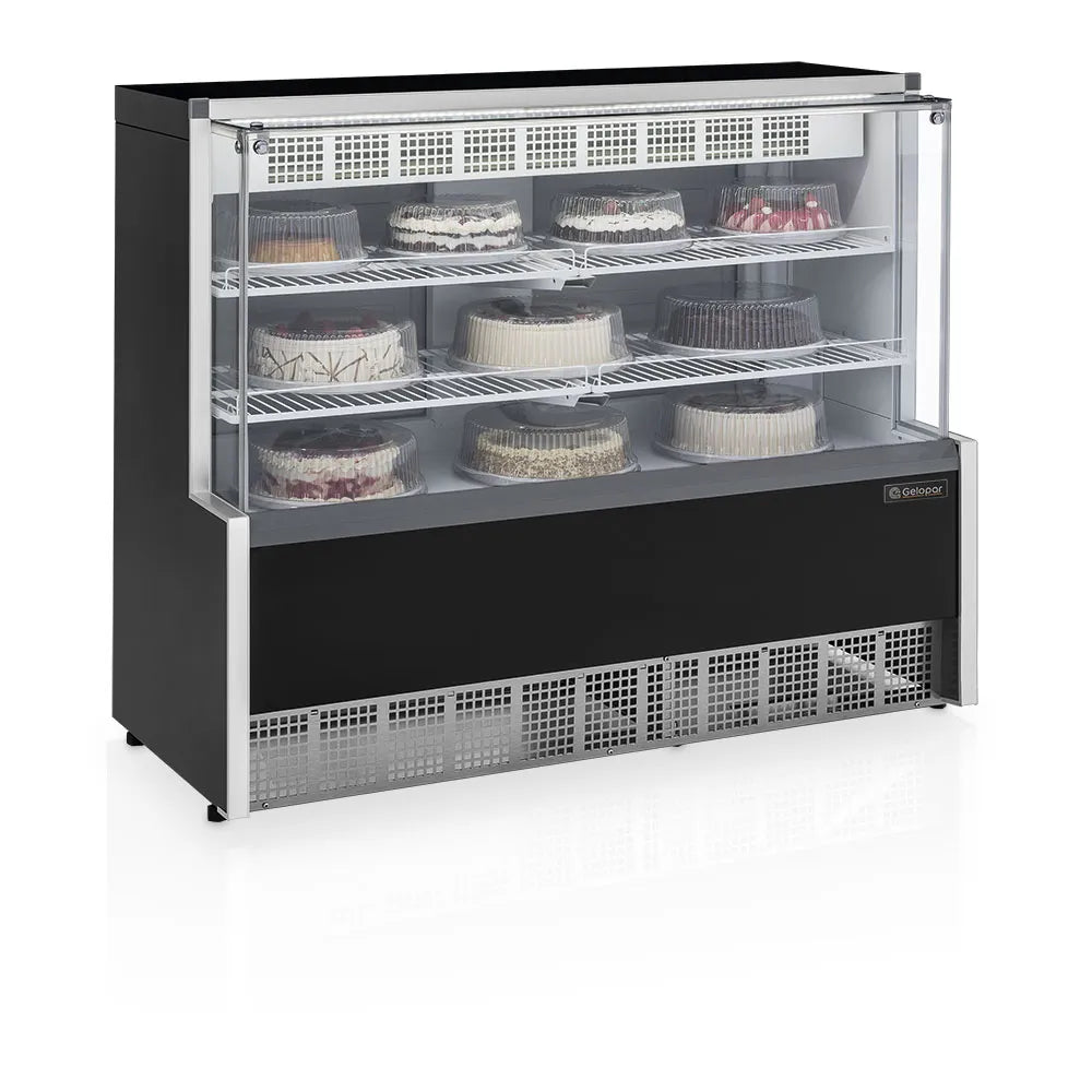 Vitrine Refrigerada Confeitaria Dupla Função - GPEA-140R PR