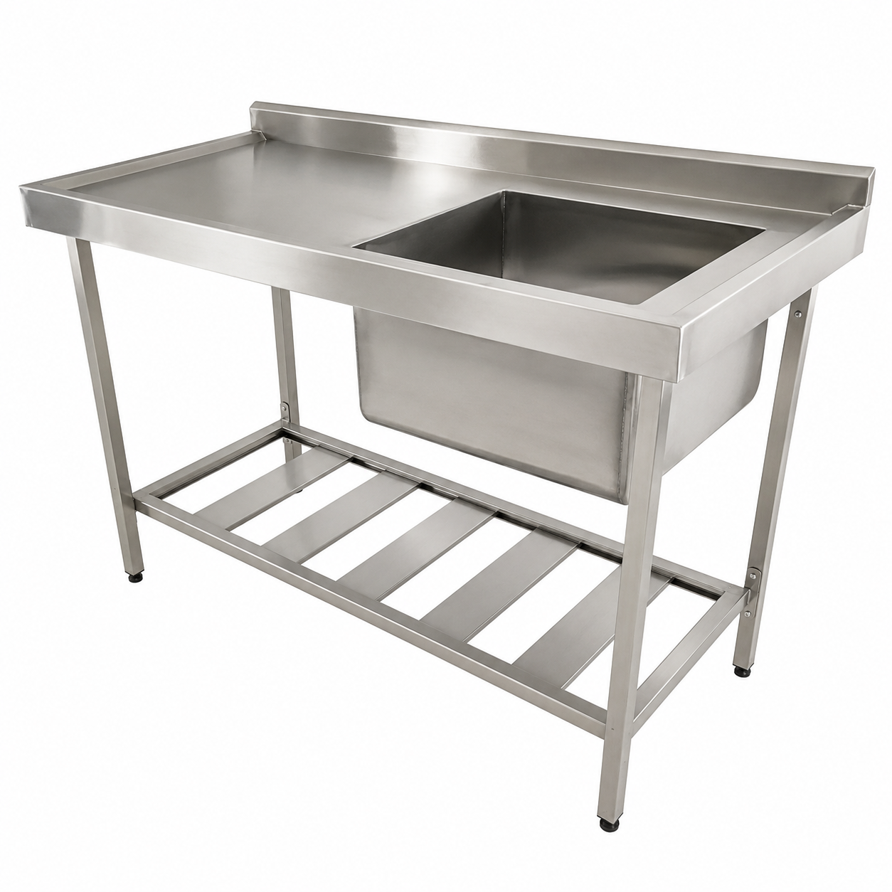 Pia 1.17x55 cuba direita - Inox