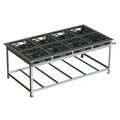 Fogão Industrial Inox 30x30 P7 8 Bocas Baixa Pressão 8 QS JS Martins - JL Colombo