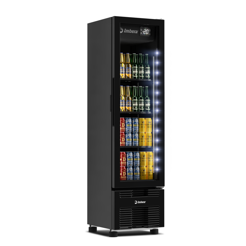 Cervejeira FULLBLACK Porta de Vidro 244 litros
