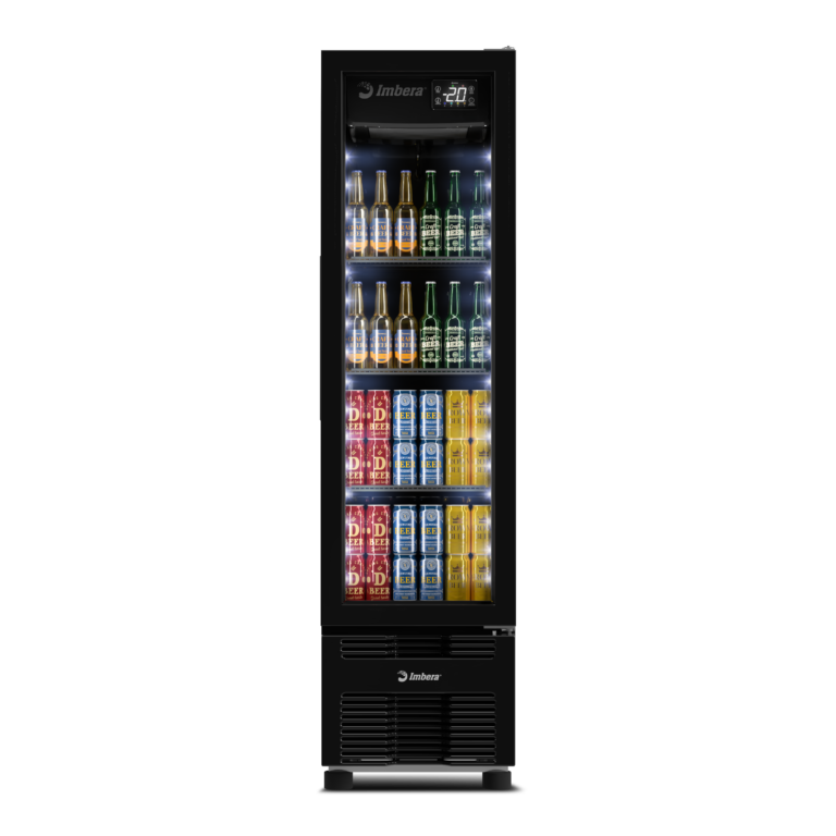 Cervejeira FULLBLACK Porta de Vidro 244 litros