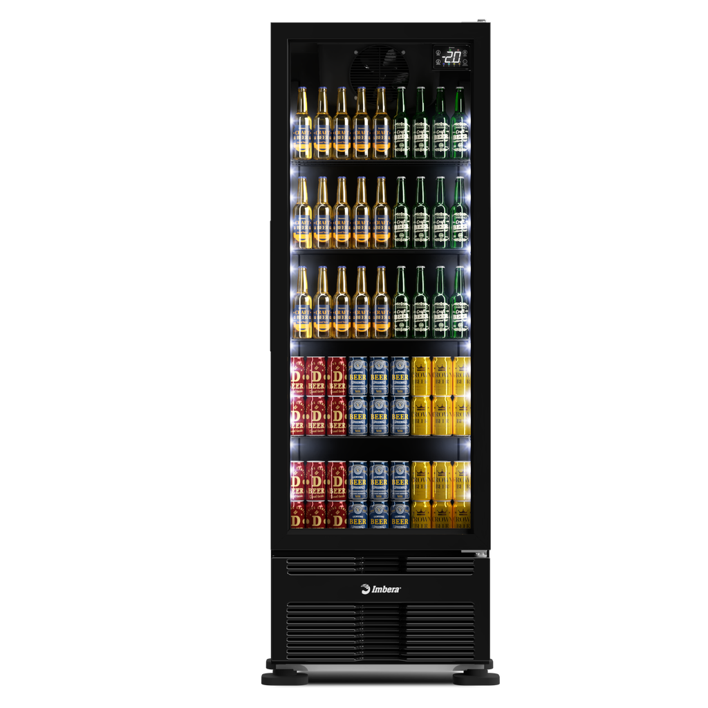 Cervejeira FULLBLACK Porta de vidro 393 litros