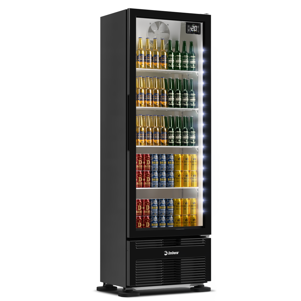 Cervejeira Padrão Porta de vidro 393 litros