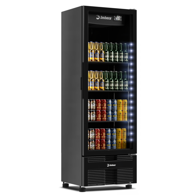Cervejeira FULLBLACK Porta de Vidro 485 litros