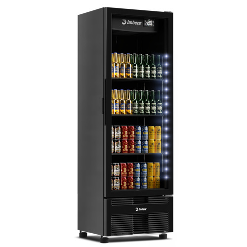 Cervejeira FULLBLACK Porta de Vidro 485 litros