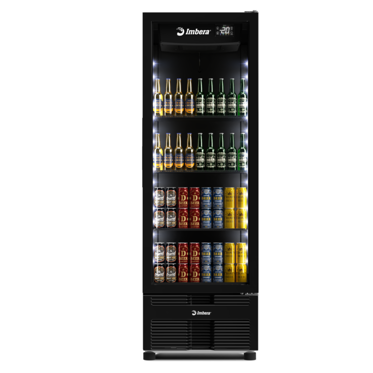 Cervejeira FULLBLACK Porta de Vidro 485 litros