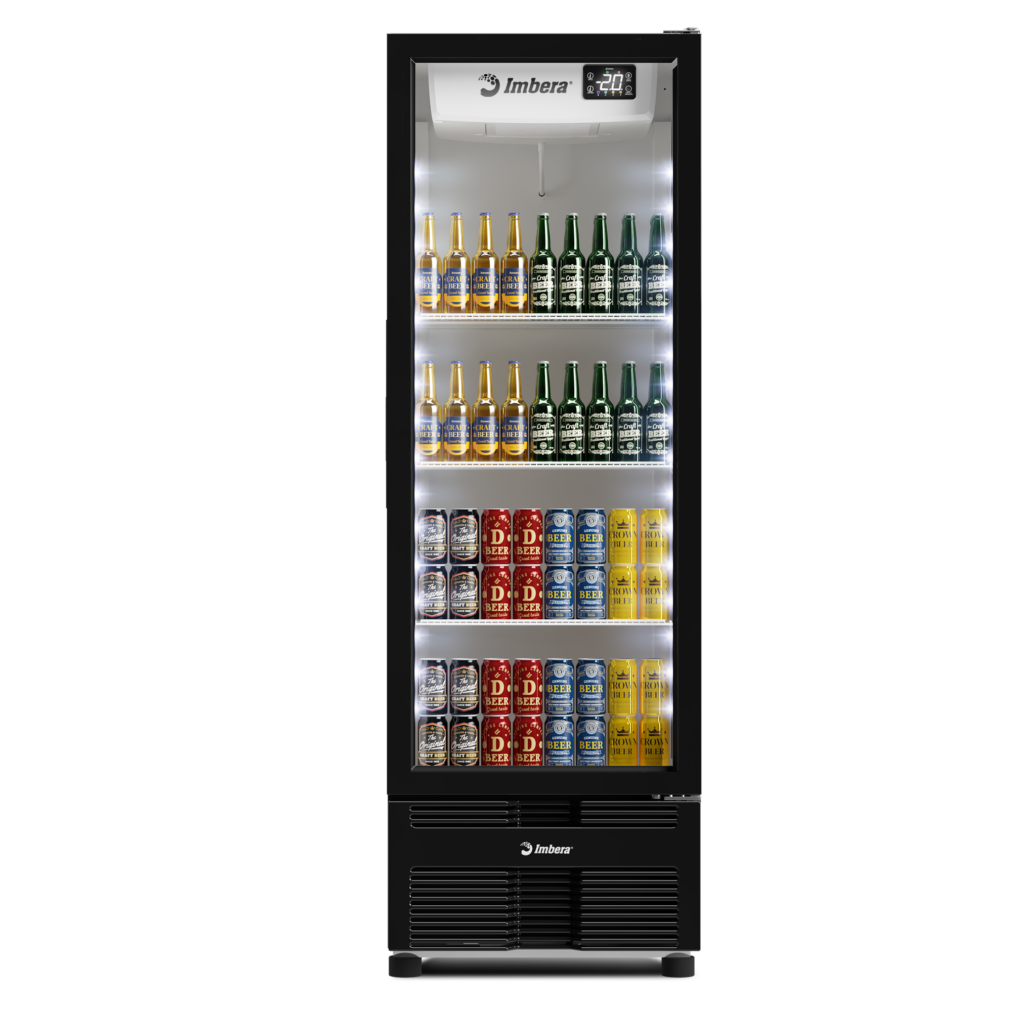 Cervejeira Padrão Porta de Vidro 485 litros