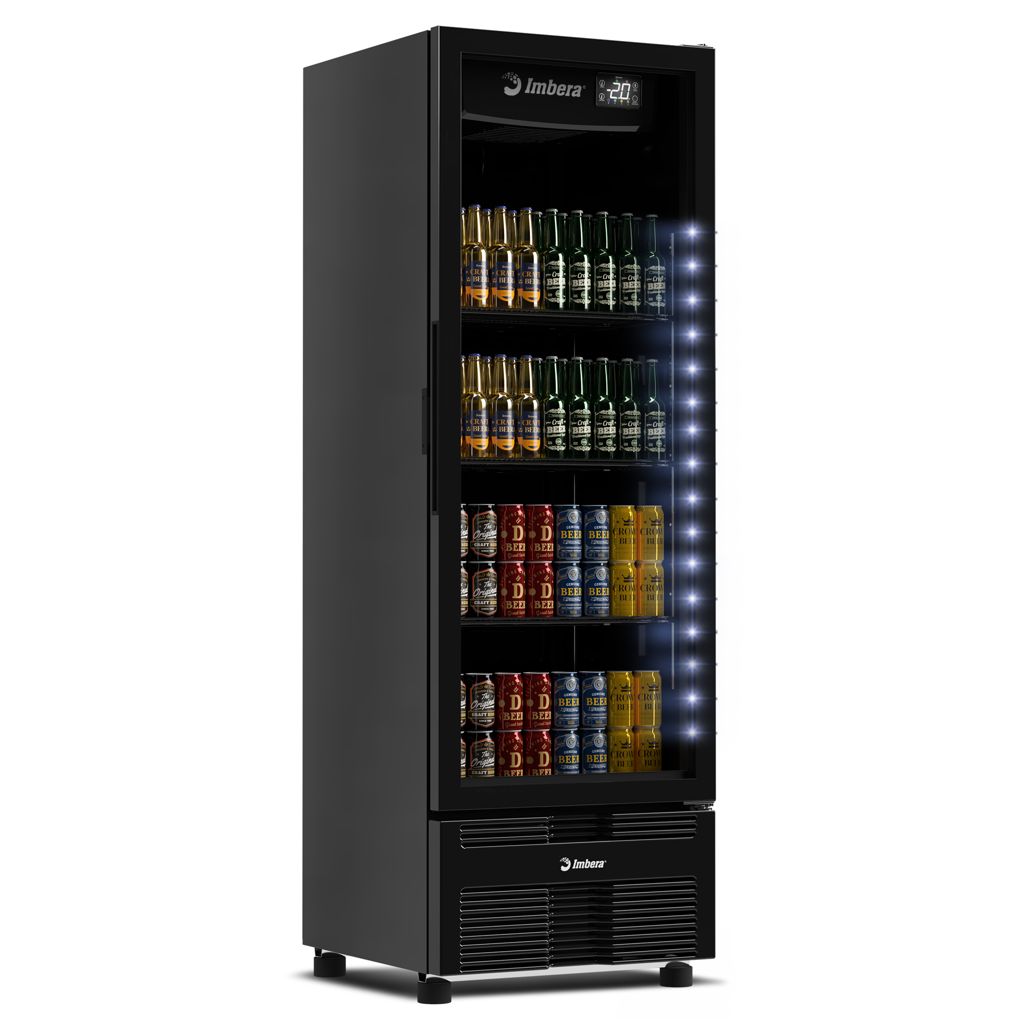 Cervejeira FULLBLACK Porta de vidro 569 litros