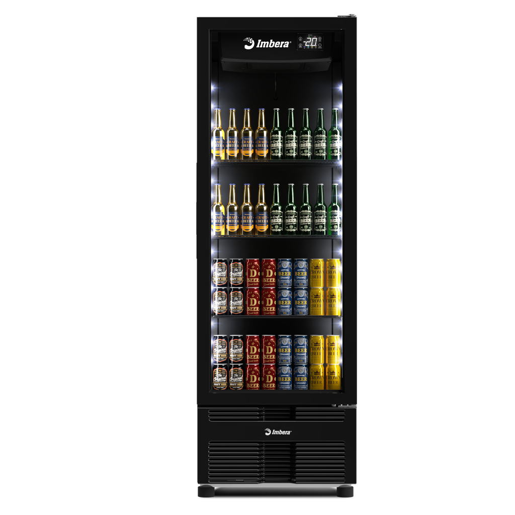 Cervejeira FULLBLACK Porta de vidro 569 litros