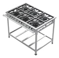 Fogão 6 Bocas simples 30x30 Alta Pressão P5 - Inox