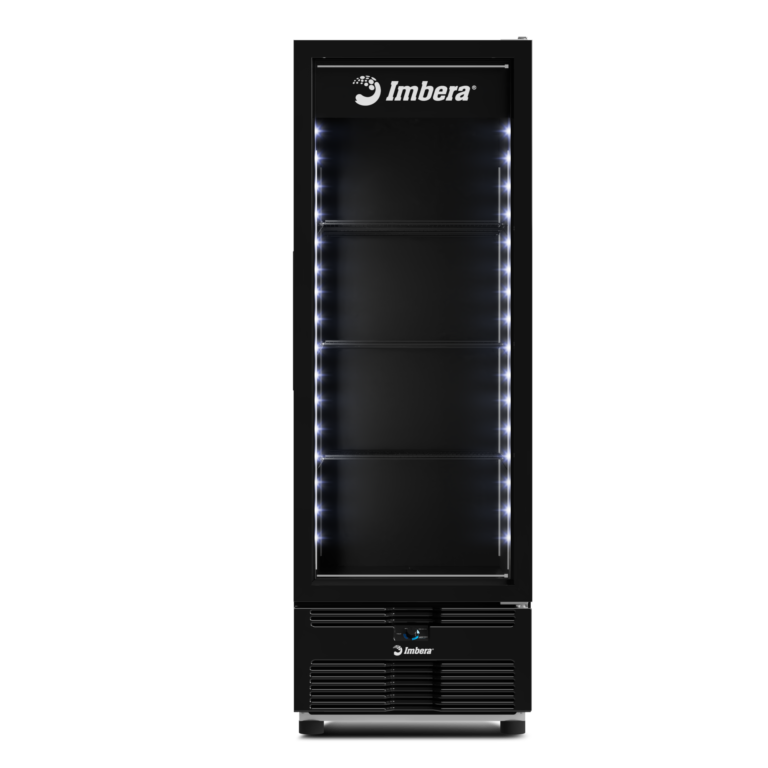 Congelador Vertical FULLBLACK Porta de Vidro 576 litros