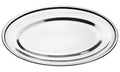 TRAVESSA OVAL INOX RASA 30 CM  GP020