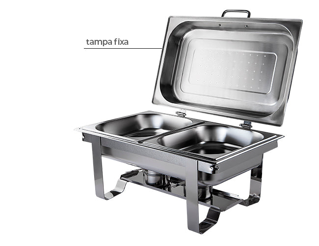 RECHAUD VICTORIA | INOX – 2 CUBAS   GP274