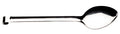 COLHER ARROZ PROFISSIONAL COM GANCHO 34 CM  GP547