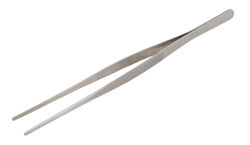 PINÇA CULINÁRIA INOX PROFISSIONAL PONTA RETA 30 CM  GP618