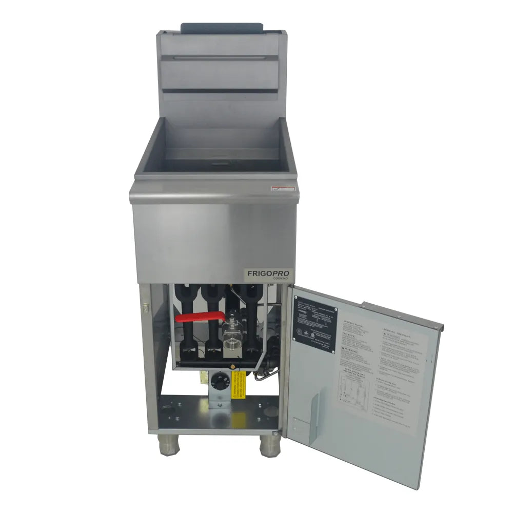 Fritadeira Industrial à Gás GLP Inox com 2 Cestos CPF3LP
