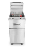 Fritadeira Industrial à Gás GLP Inox com 2 Cestos CPF3LP