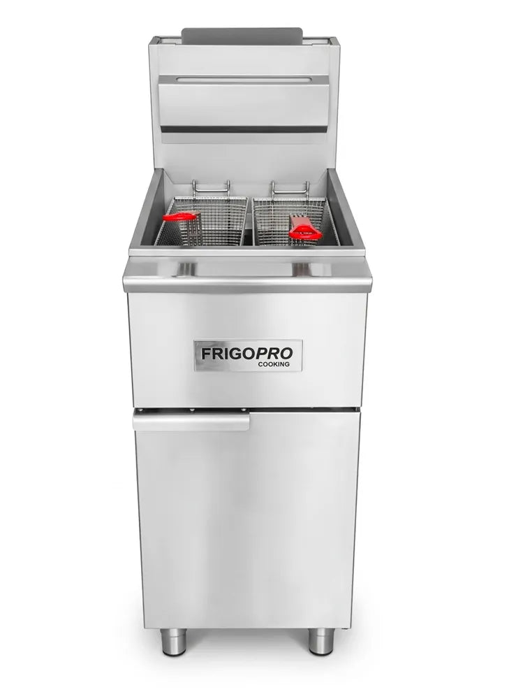 Fritadeira Industrial à Gás GLP Inox com 2 Cestos CPF3LP